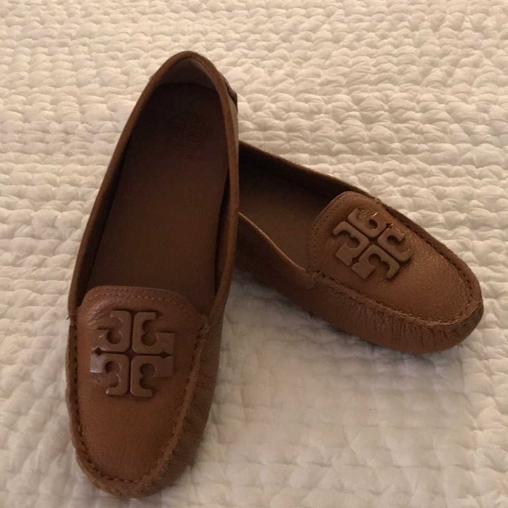 Tory Burch driving moccasins